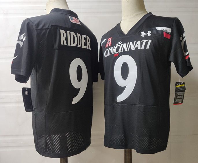 Men Biturong #9 Ridder Black 2025 NCAA Jersey